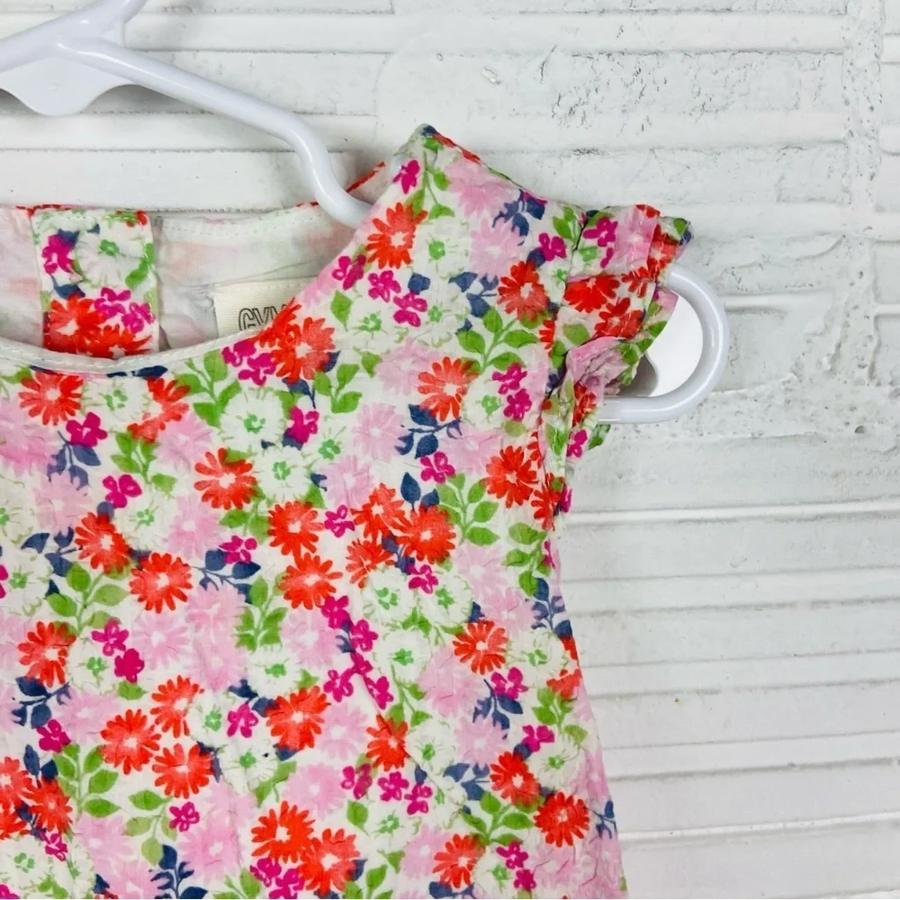 Gymboree colorful cotton Floral romper size 2T